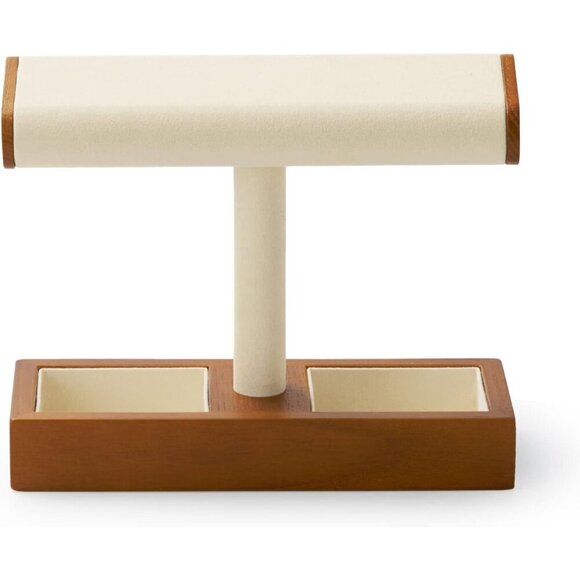 Jewelry - Solid Wood Watch Stand Portable Organizer for Men Women Jewelry Storage